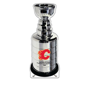 NHL Calgary Flames Replica Stanley Cup Trophy Acrylic Plaque - MOQ 6