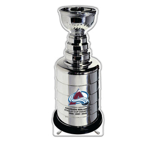 NHL Colorado Avalanche Replica Stanley Cup Trophy Acrylic Plaque - MOQ 6