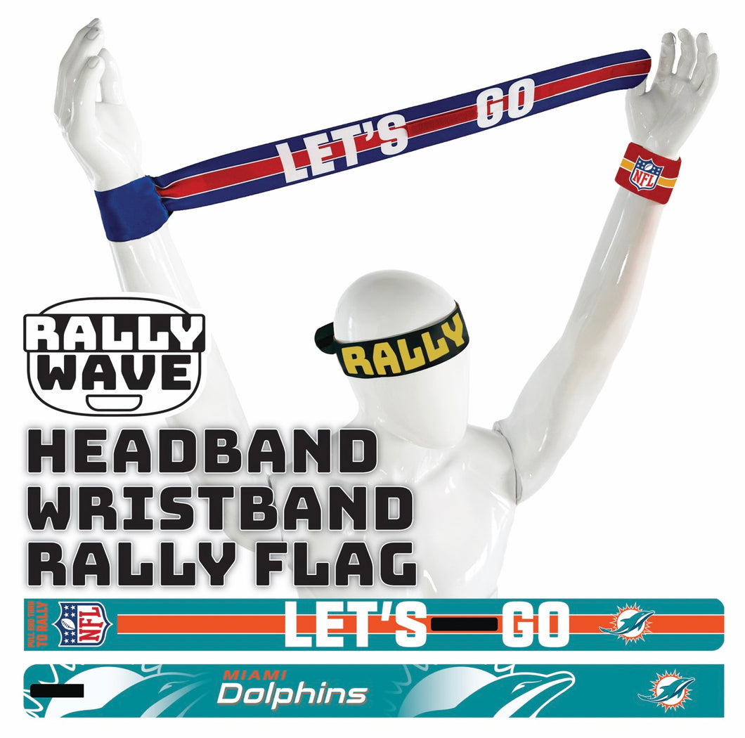 NFL Miami Dolphins Rally Wave - MOQ 10