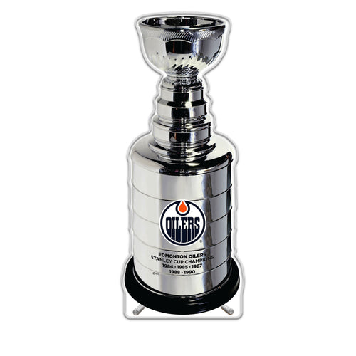 NHL Edmonton Oilers Replica Stanley Cup Trophy Acrylic Plaque - MOQ 6