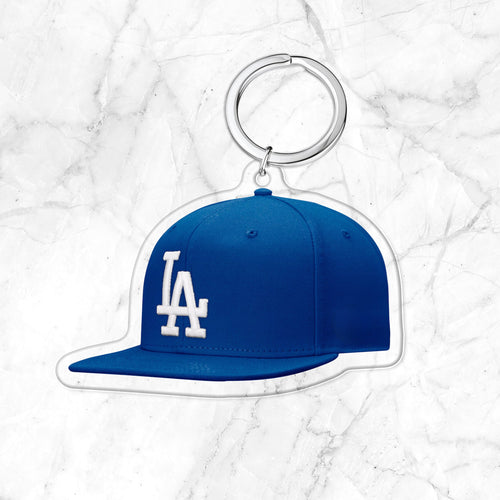 MLB Los Angeles Dodgers Baseball Cap Keychain - MOQ 24