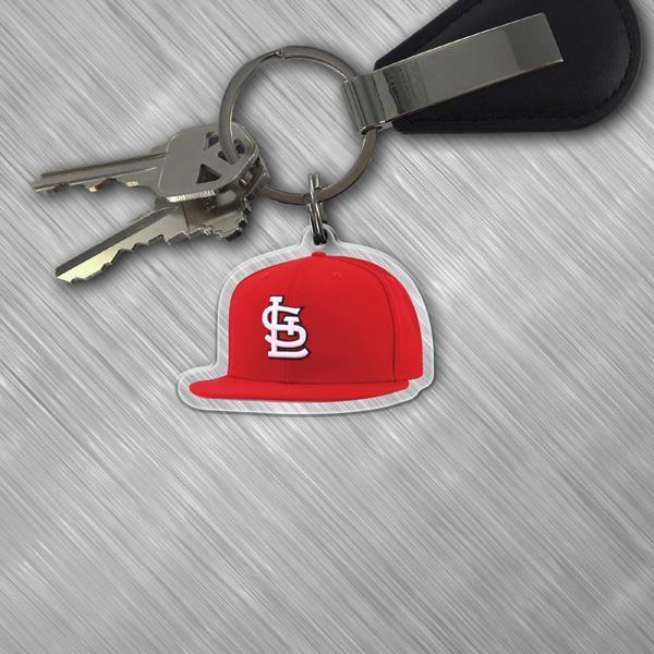 MLB St. Louis Cardinals Baseball Cap Keychain - MOQ 24