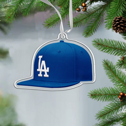 MLB Los Angeles Dodgers Acrylic Baseball Cap Ornament - MOQ 12