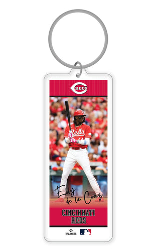 MLB Cincinnati Reds Elly De La Cruz Acrylic Player Keychain - MOQ 24