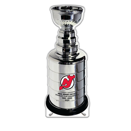 NHL New Jersey Devils Replica Stanley Cup Trophy Acrylic Plaque - MOQ 6