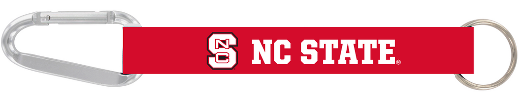 NCAA North Carolina State University Wolfpack Carabiner Keychain - MOQ 300