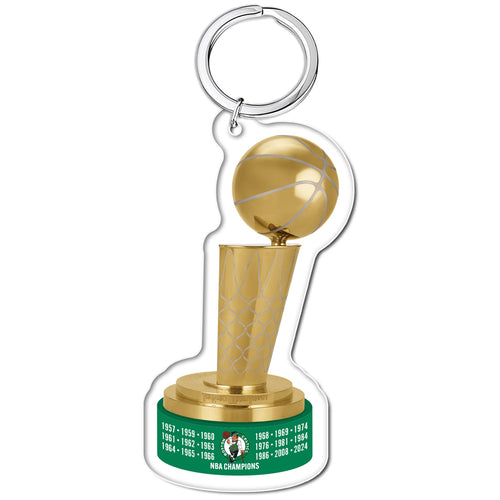 NBA Larry O'Brien Trophy Acrylic Keychain Boston Celtics - MOQ 24