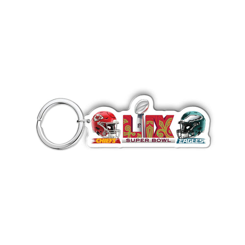 NFL Super Bowl LIX Keychain Horizontal - MOQ 24