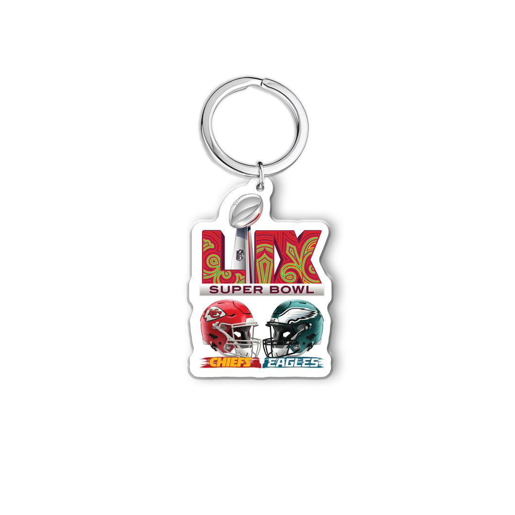 NFL Super Bowl LIX Keychain Vertical - MOQ 24