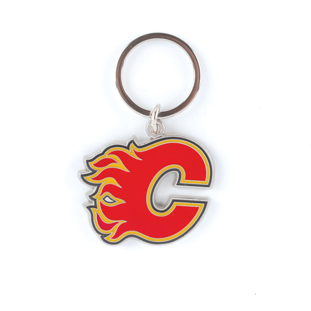 NHL Calgary Flames 3D Metal Keychain - MOQ 300