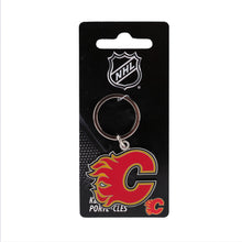 Load image into Gallery viewer, NHL Calgary Flames 3D Metal Keychain - MOQ 300
