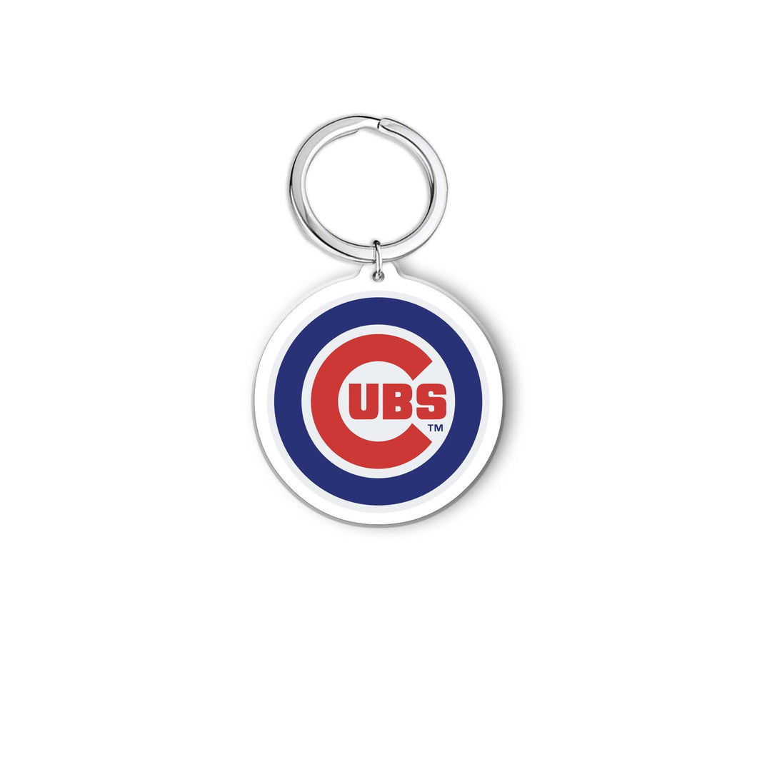 MLB Chicago Cubs Acrylic Logo Keychain - MOQ 24