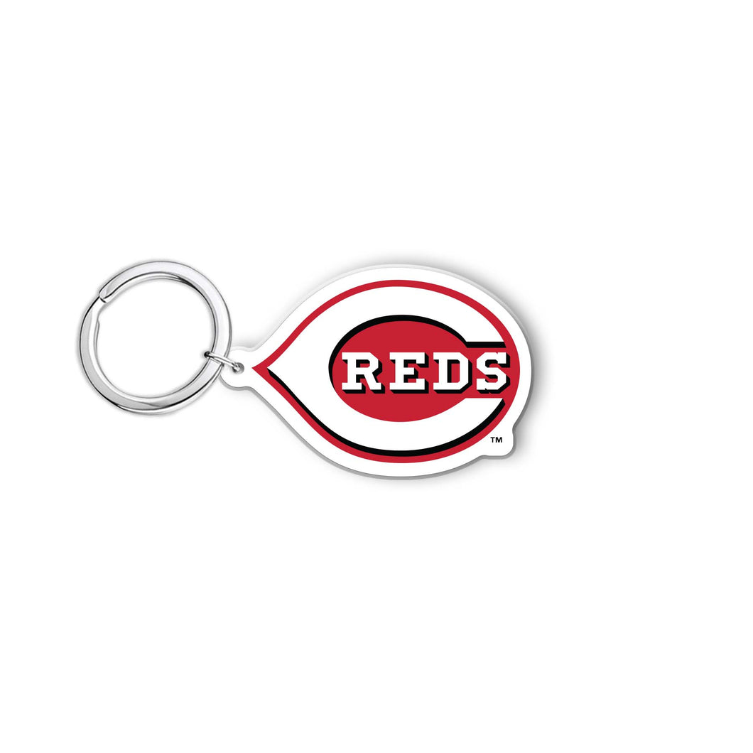 MLB Cincinnati Reds Acrylic Logo Keychain - MOQ 24