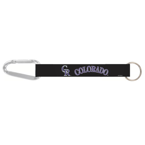 MLB Colorado Rockies Carabiner Keychain - MOQ 300