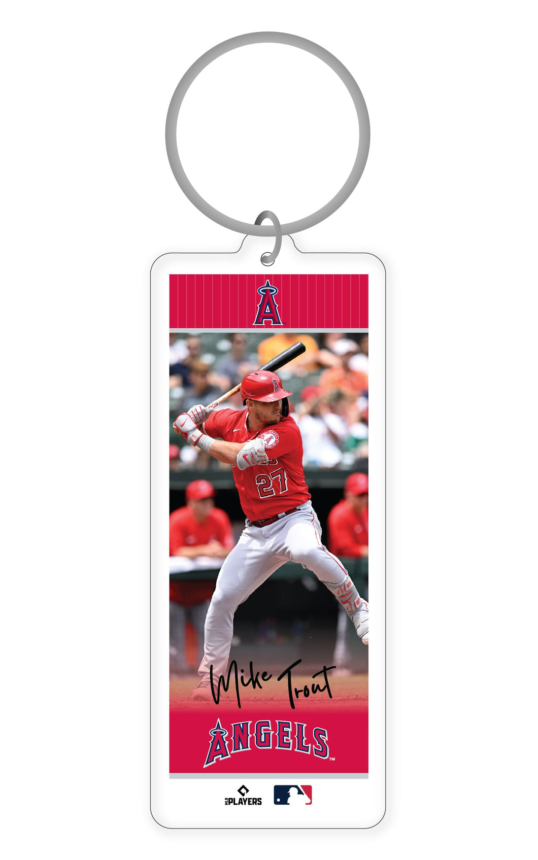 MLB Los Angeles Angels Mike Trout Acrylic Player Keychain - MOQ 24