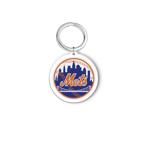 MLB New York Mets Acrylic Logo Keychain - MOQ 24