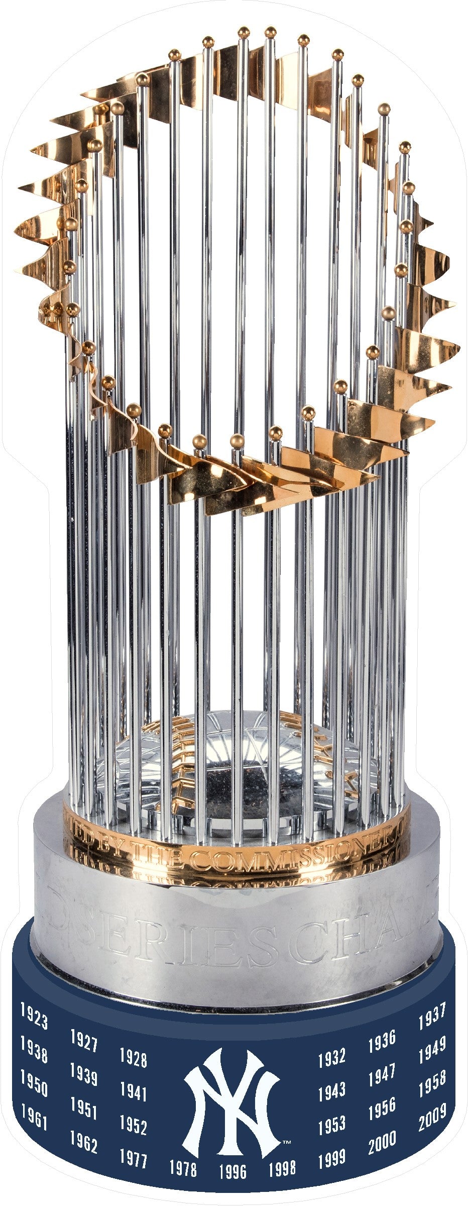 MLB New York Yankees Commissioner's Trophy Acrylic Plaque - MOQ 6