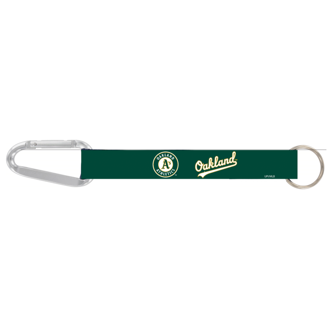 MLB Athletics Carabiner Keychain - MOQ 300
