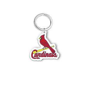 MLB St. Louis Cardinals Acrylic Logo Keychain - MOQ 24
