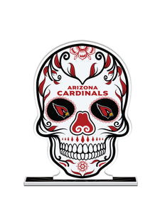 NFL Arizona Cardinals Día De Los Muertos Skull Standee - MOQ 12