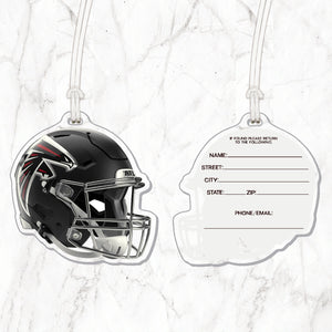 NFL Atlanta Falcons Acrylic Helmet Luggage Tag - MOQ 12