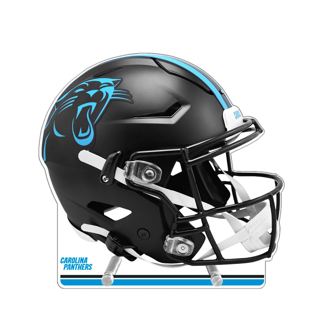 NFL Carolina Panthers Alternate Acrylic Helmet Standee - MOQ 6
