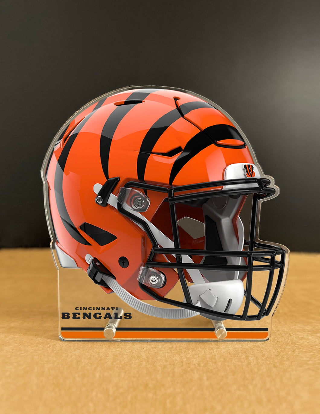 NFL Cincinnati Bengals Acrylic Speed Helmet Standee - MOQ 6