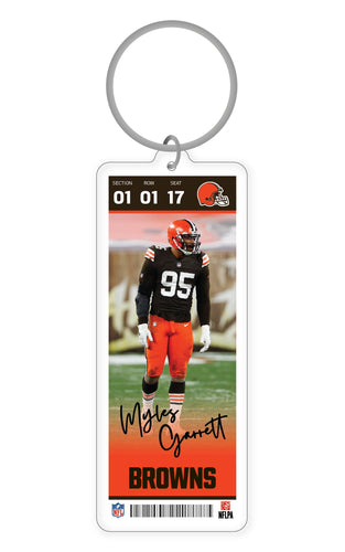 NFL Cleveland Browns Myles Garrett Acrylic Player Keychain - MOQ 24