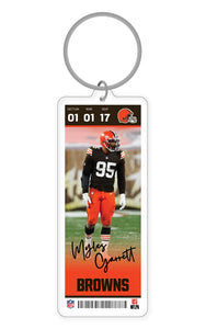 NFL Cleveland Browns Myles Garrett Acrylic Player Keychain - MOQ 24