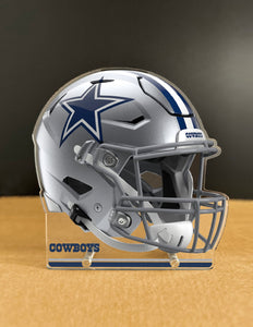 NFL Dallas Cowboys Acrylic Speed Helmet Standee - MOQ 6