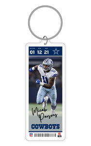 NFL Dallas Cowboys Micah Parsons Acrylic Player Keychain - MOQ 24