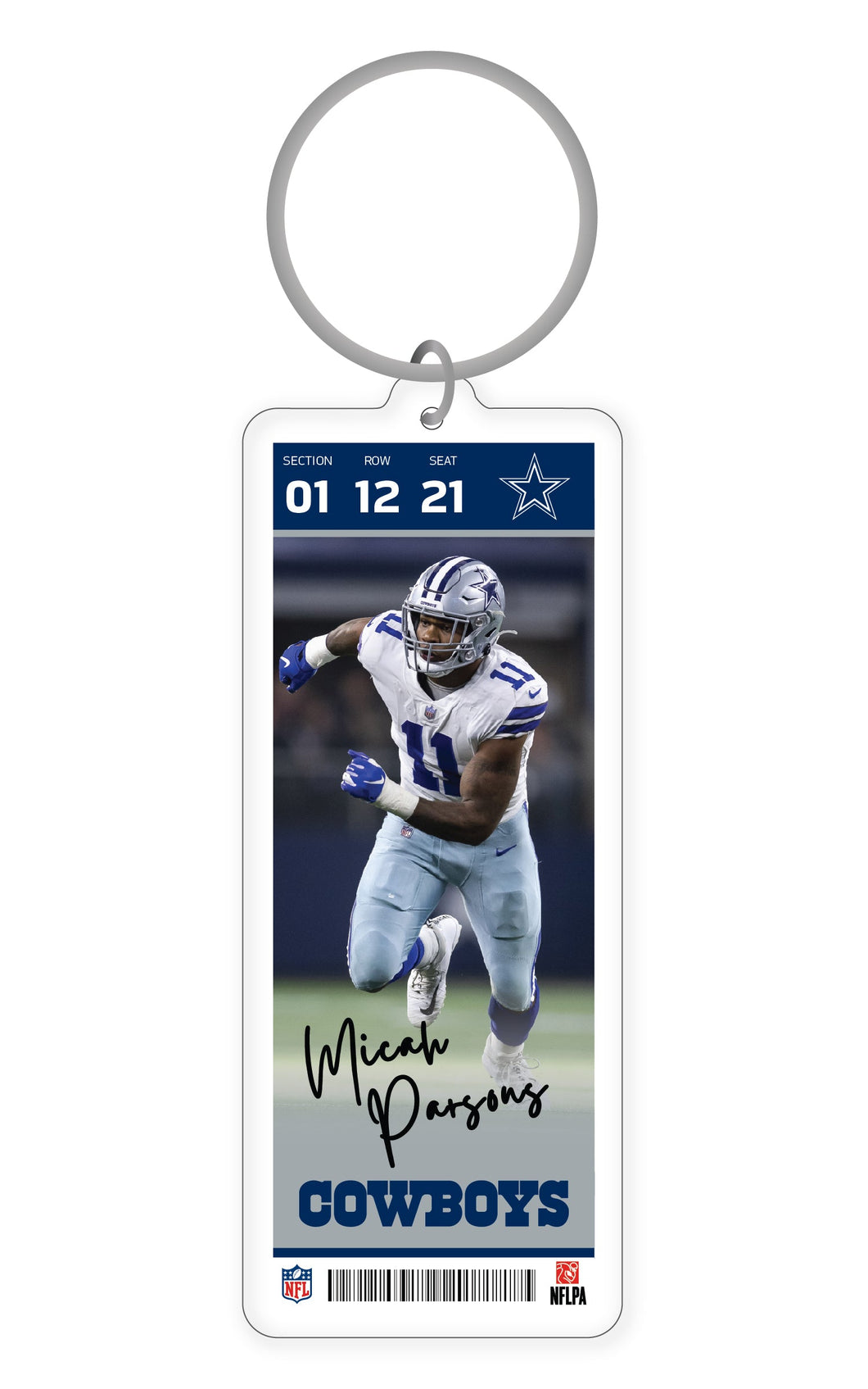 NFL Dallas Cowboys Micah Parsons Acrylic Player Keychain - MOQ 24