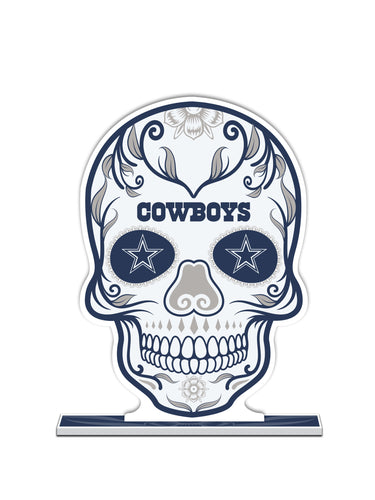 NFL Dallas Cowboys Día De Los Muertos Skull Standee - MOQ 12
