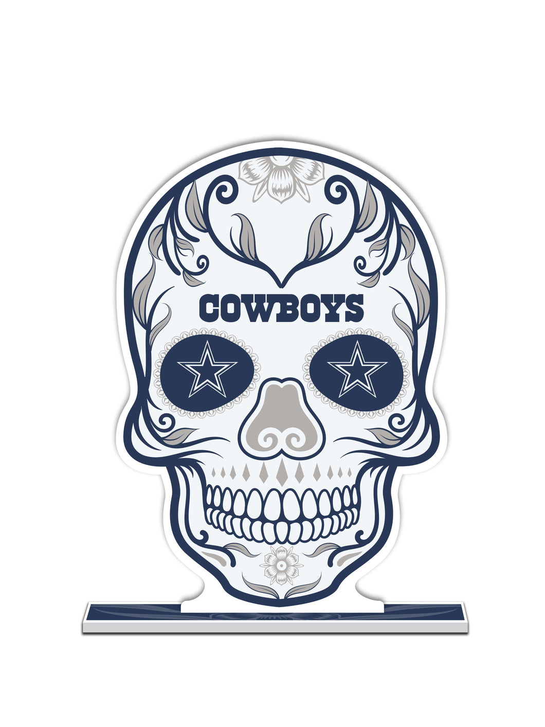 NFL Dallas Cowboys Día De Los Muertos Skull Standee - MOQ 12