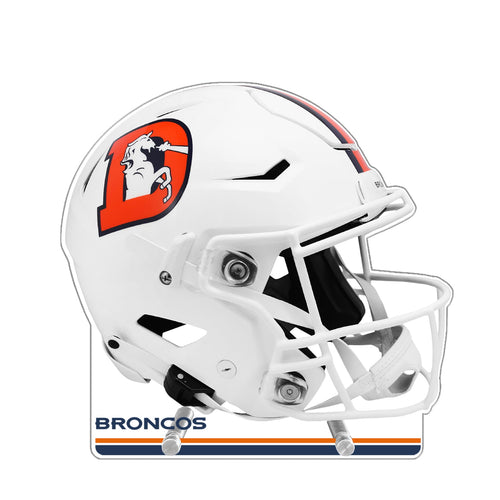 NFL Denver Broncos Throwback Acrylic Helmet Standee - MOQ 6