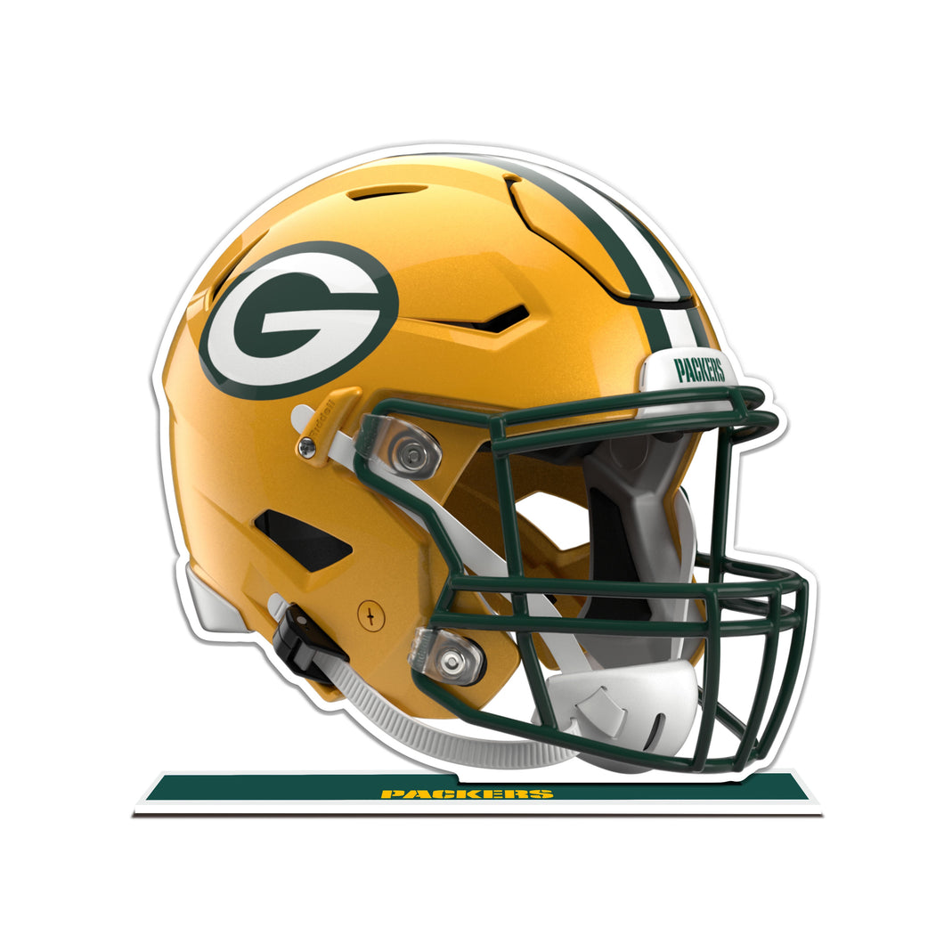 NFL Green Bay Packers Styrene Speed Helmet Standee - MOQ 12