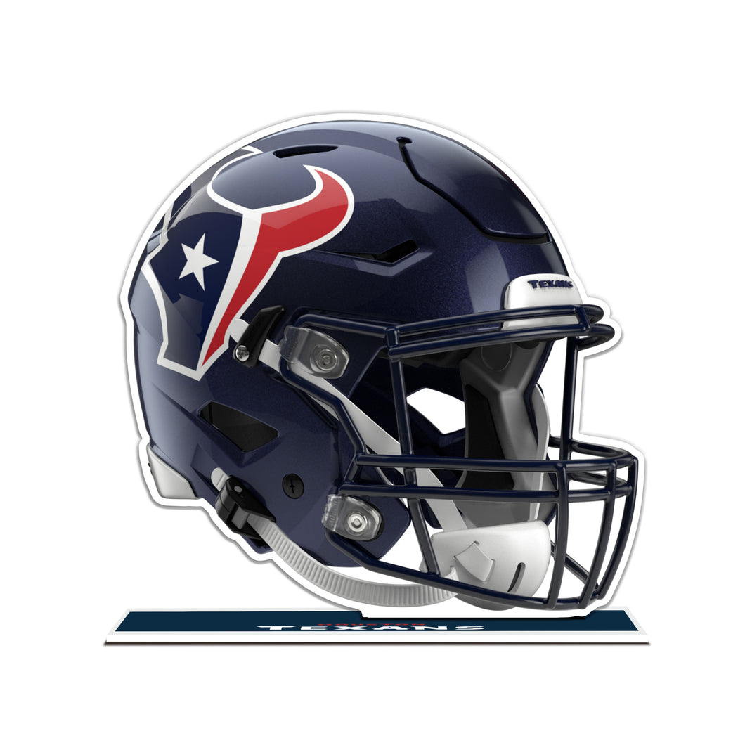 NFL Houston Texans Styrene Speed Helmet Standee - MOQ 12