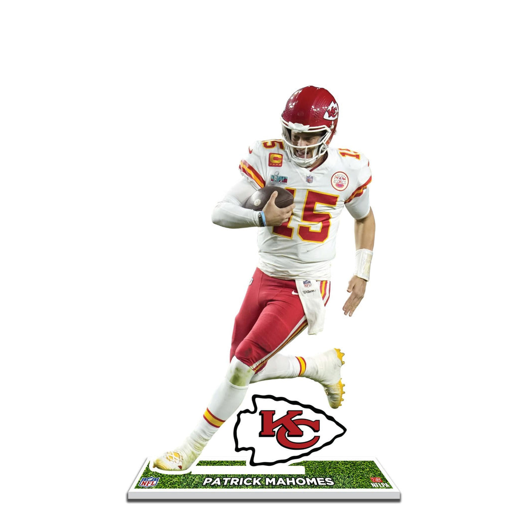 NFL Kansas City Chiefs Patrick Mahomes White Jersey Player Standee - MOQ 12
