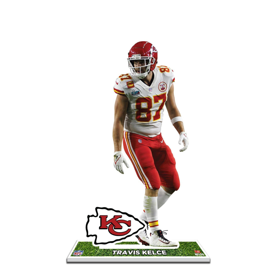 NFL Kansas City Chiefs Travis Kelce White Jersey Player Standee - MOQ 12