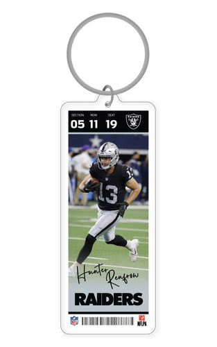 NFL Las Vegas Raiders Hunter Renfrow Acrylic Player Keychain - MOQ 24