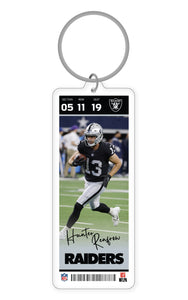 NFL Las Vegas Raiders Hunter Renfrow Acrylic Player Keychain - MOQ 24