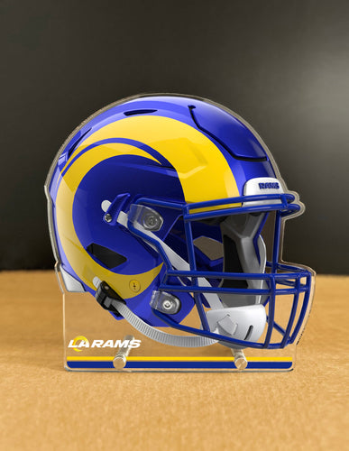 NFL Los Angeles Rams Acrylic Speed Helmet Standee - MOQ 6