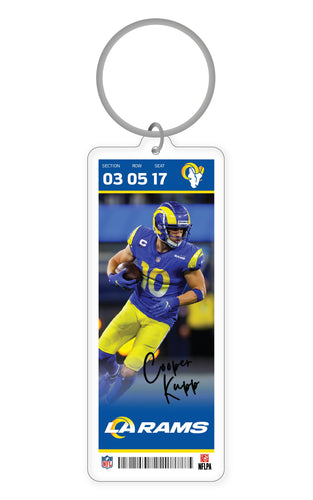 NFL Los Angeles Rams Cooper Kupp Acrylic Player Keychain - MOQ 24