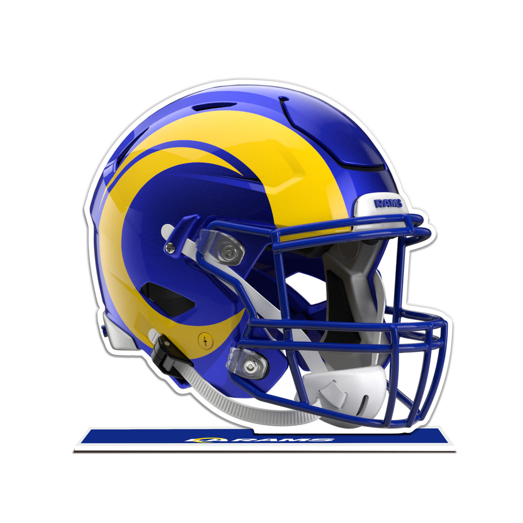 NFL Los Angeles Rams Styrene Speed Helmet Standee - MOQ 12