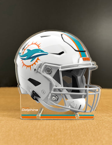 NFL Miami Dolphins Acrylic Speed Helmet Standee - MOQ 6