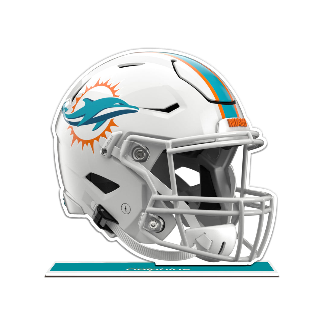 NFL Miami Dolphins Styrene Speed Helmet Standee - MOQ 12