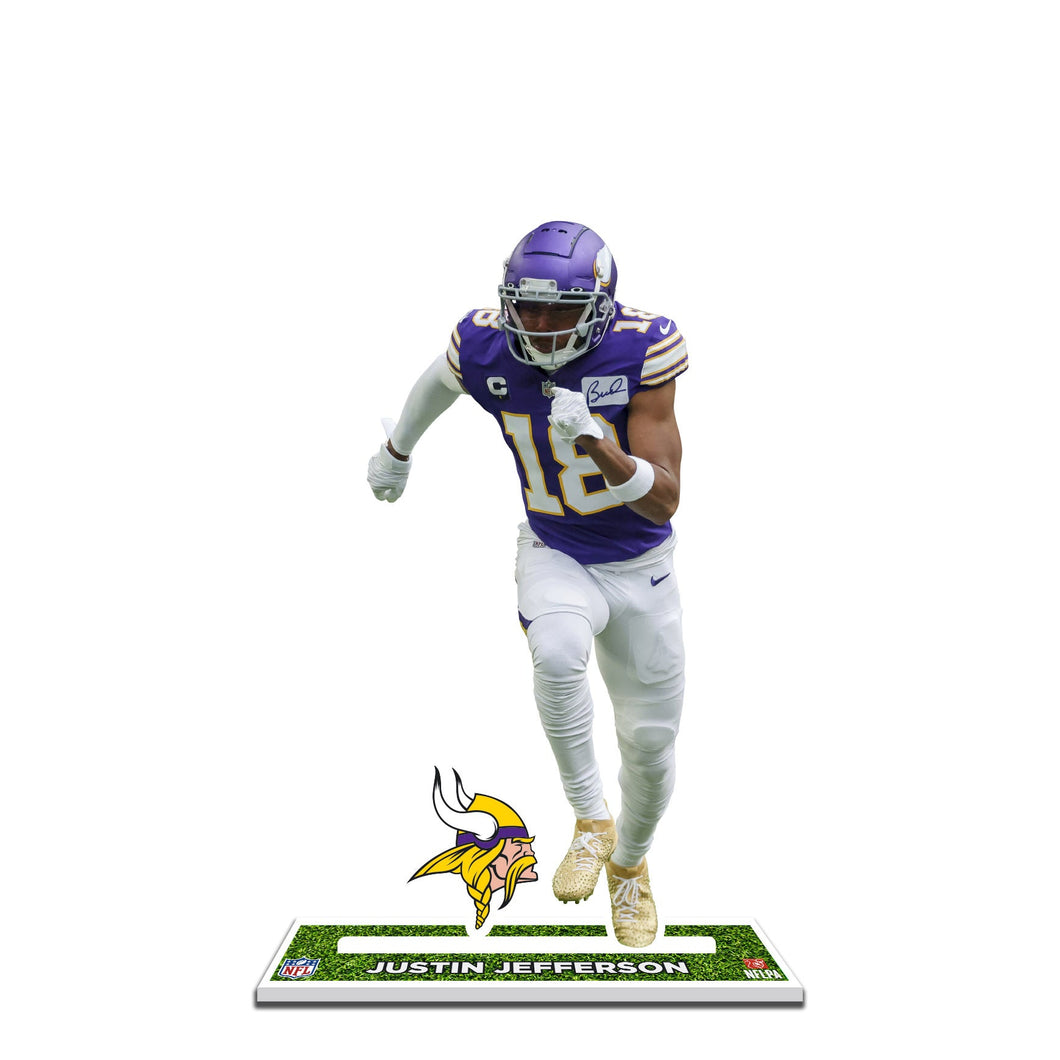 NFL Minnesota Vikings Justin Jefferson Player Standee - MOQ 12