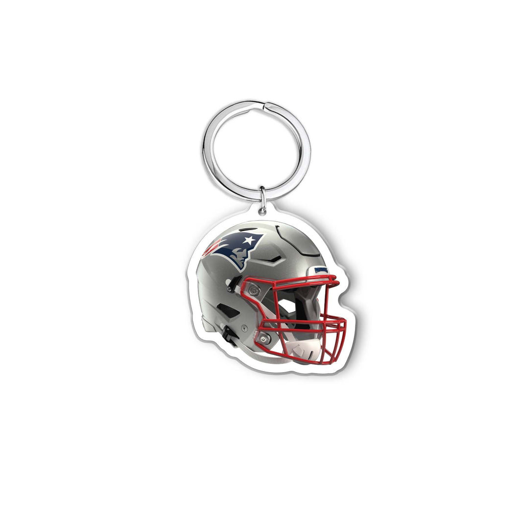 NFL New England Patriots Acrylic Speed Helmet Keychain - MOQ 24