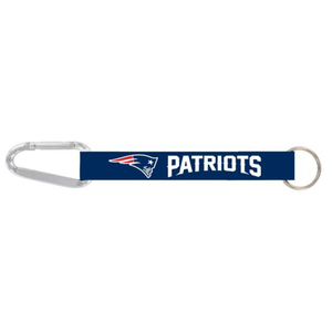 NFL New England Patriots Carabiner Keychain - MOQ 300