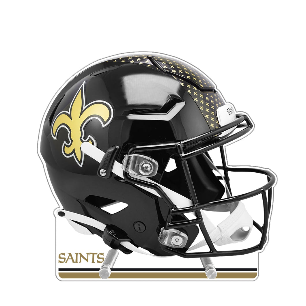 NFL New Orleans Saints Alternate Acrylic Helmet Standee - MOQ 6